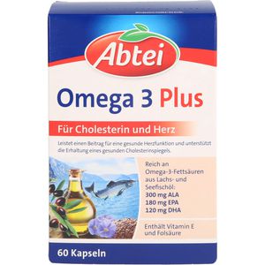 ABTEI Omega-3-6-9 Lachsöl+Leinöl+Oliv.Öl Kapseln