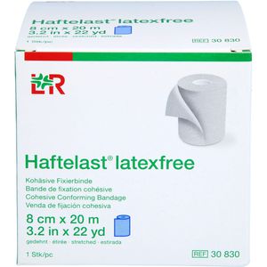 HAFTELAST Fixierb.kohäs.latexfrei 8 cmx20 m blau