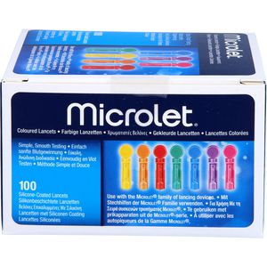 Lanzetten Microlet farbig 100 St