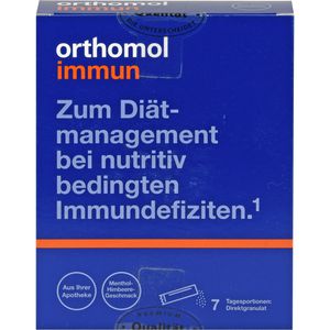 Orthomol Immun Direktgranulat Himbeer/Menthol 7 St