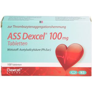 Ass Dexcel 100 mg Tabletten 100 St