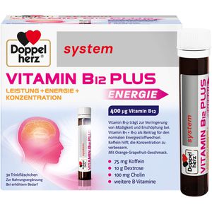 DOPPELHERZ Vitamin B12 Plus system Trinkampullen