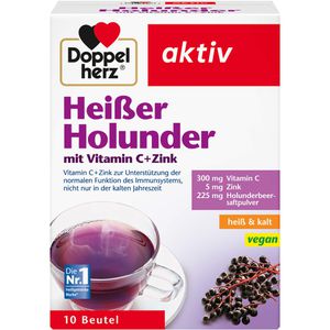 DOPPELHERZ Heißer Holunder m.Vit.C+Zink Granulat