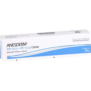 ANESDERM 25 mg/g + 25 mg/g Creme