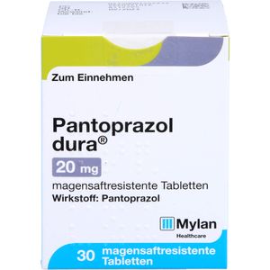 PANTOPRAZOL dura 20 mg magensaftres.Tabletten