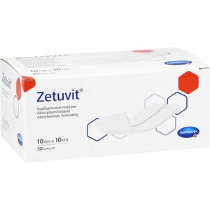 ZETUVIT Saugkompressen unsteril 10x10 cm