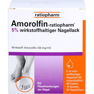 Amorolfin-ratiopharm 5% wirkstoffhalt.Nagellack 5 ml