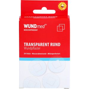 WUNDPFLASTER 2,5 cm rund transparent