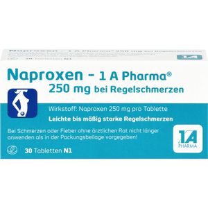 NAPROXEN 1A Pharma 250 mg b.Regelschmerzen Tabl.