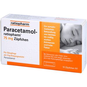 PARACETAMOL ratiopharm 75 mg Suppositorien