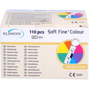 Soft Fine colour Lanzetten 30 G 0,32 mm 110 St