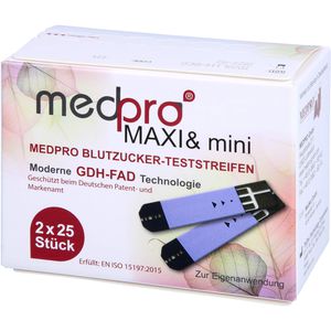 MEDPRO Maxi & mini Blutzucker-Teststreifen