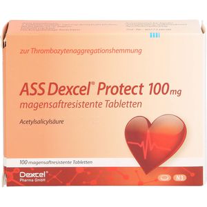 ASS Dexcel Protect 100 mg magensaftres. Tabletten