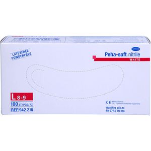 PEHA-SOFT nitrile white Unt.Hands.unsteril pf L