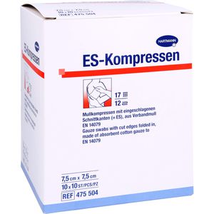 ES-KOMPRESSEN steril 7,5x7,5 cm