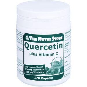Quercetin 250 mg plus Vitamin C 300 mg Kapseln 120 St 120 St