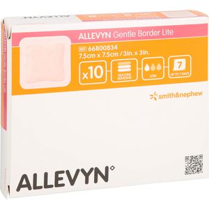 ALLEVYN Gentle Border Lite 7,5x7,5 cm Schaumverb.