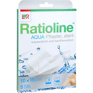 RATIOLINE aqua Duschpflaster Plus 10x15 cm steril