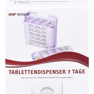 TABLETTEN DISPENSER 7 Tage RFM DE/EN/NL