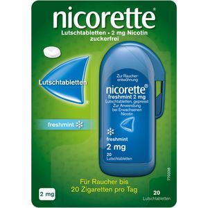     NICORETTE freshmint 2 mg Lutschtabletten gepresst
