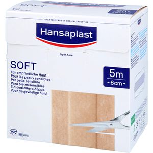 Hansaplast Soft Pflaster 6 cmx5 m Rolle 1 St