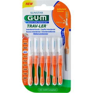 Gum Trav-Ler 0,9mm Kerze orange Intendent.+6Kappen 6 St