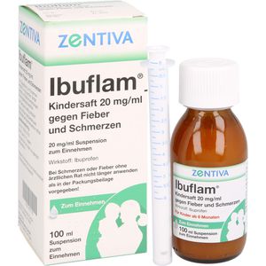 IBUFLAM Kindersaft 20mg/ml gegen Fieber u.Schmerz.