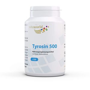 Tyrosin 500 mg Kapseln 120 St 120 St