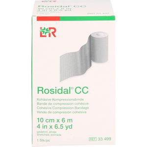 ROSIDAL CC kohäsive Kompressionsbinde 10 cmx6 m