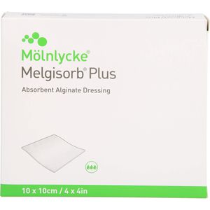 MELGISORB Plus Alginat Verband 10x10 cm steril