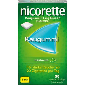 Nicorette Kaugummi 4 mg freshmint 30 St