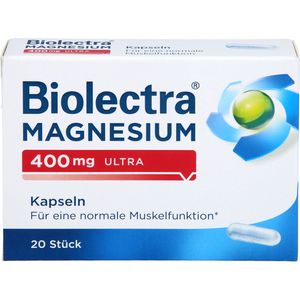 BIOLECTRA Magnesium 400 mg ultra Kapseln