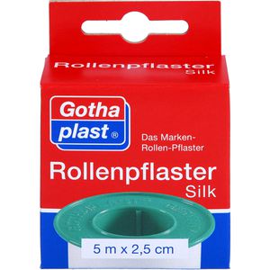 ROLLENPFLASTER Silk 2,5 cmx5 m Euro