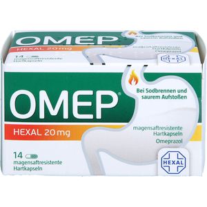Omep Hexal 20 mg magensaftresistente Hartkapseln 14 St