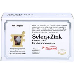 Selen+Zink Pharma Nord Dragees 180 St