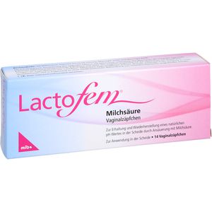 LACTOFEM Milchsäure Vaginalzäpfchen