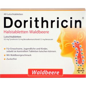 Dorithricin Halstabletten Waldbeere 40 St 40 St