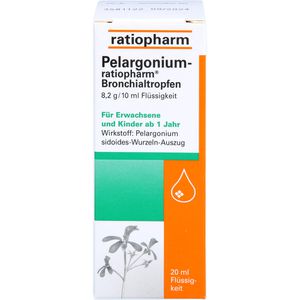     PELARGONIUM-RATIOPHARM Bronchialtropfen

