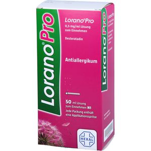 Loranopro 0,5 mg/ml Lösung zum Einnehmen 50 ml