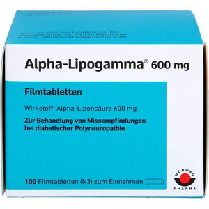 Alpha-Lipogamma 600 mg Filmtabletten 100 St