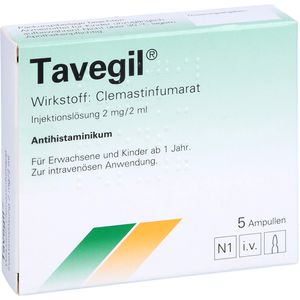 TAVEGIL Injektionslösung 2 mg/2 ml Ampullen