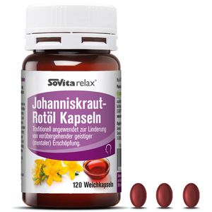 SOVITA RELAX Johanniskraut-Rotöl Kapseln