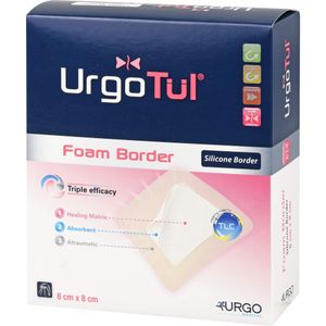 URGOTÜL Foam Border 8x8 cm Verband