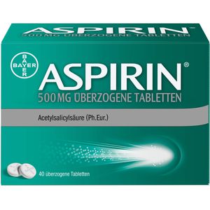     ASPIRIN 500 mg überzogene Tabletten
