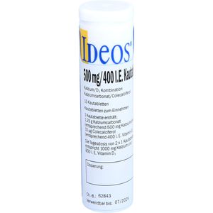 IDEOS 500 mg/400 I.E. Kautabletten