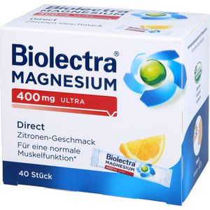 BIOLECTRA Magnesium 400 mg ultra Direct Zitrone