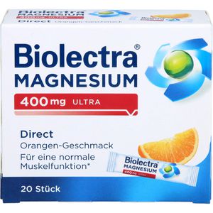 BIOLECTRA Magnesium 400 mg ultra Direct Orange