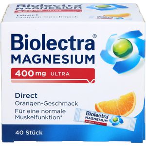     BIOLECTRA Magnesium 400 mg ultra Direct Orange
