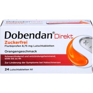 DOBENDAN Direkt zuckerfrei Flurbiprofen 8,75mg LT