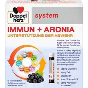 DOPPELHERZ Immun+Aronia system Ampullen